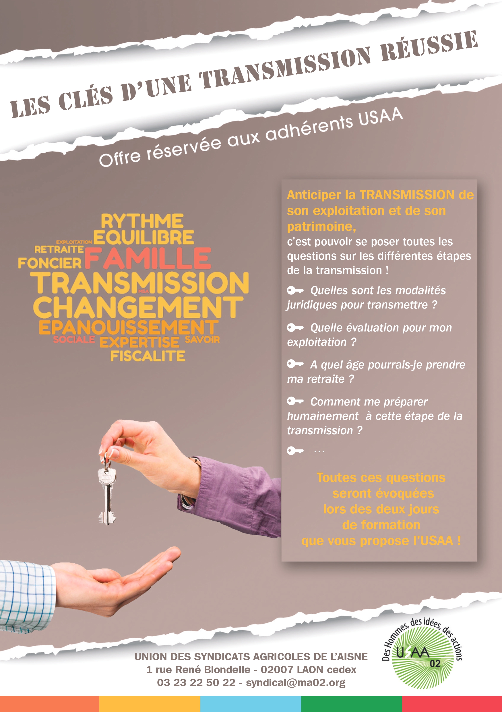 Flyer transmission